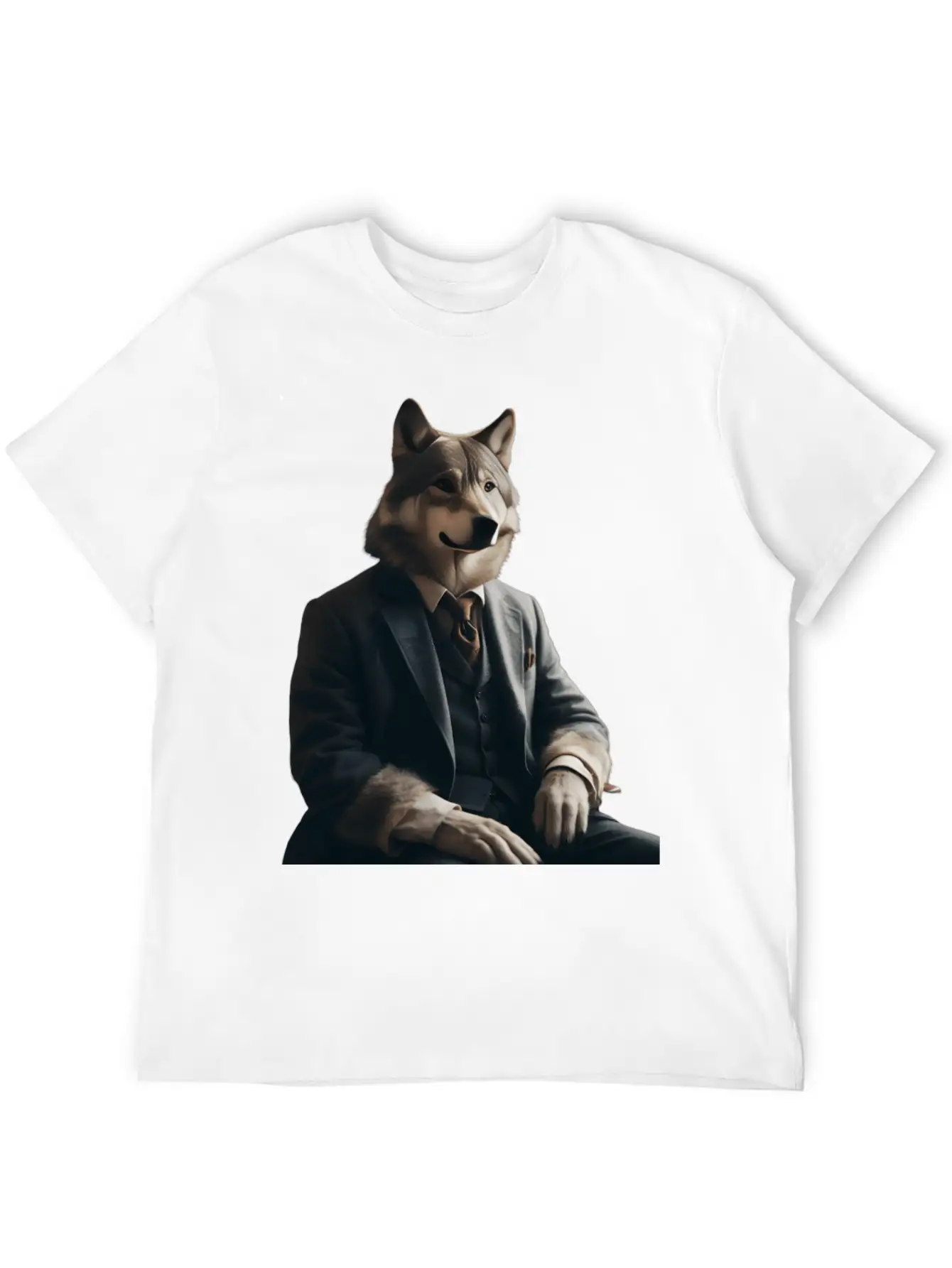 Business Wolf Ready For Success Stylish Everyday T-Shirt – Unisex Basic Cotton Tee