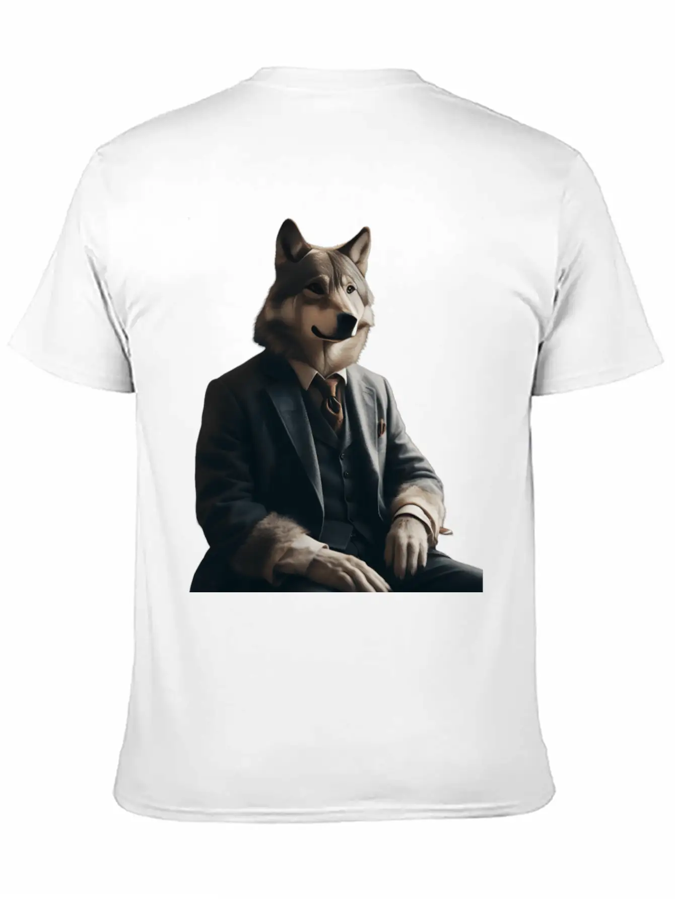 Business Wolf Ready For Success Stylish Everyday T-Shirt – Unisex Basic Cotton Tee