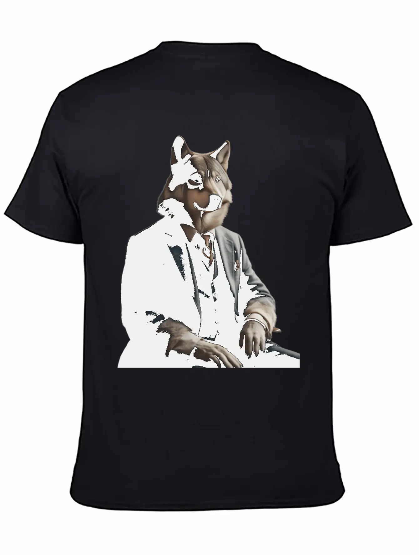 Business Wolf Ready For Success Stylish Everyday T-Shirt – Unisex Basic Cotton Tee