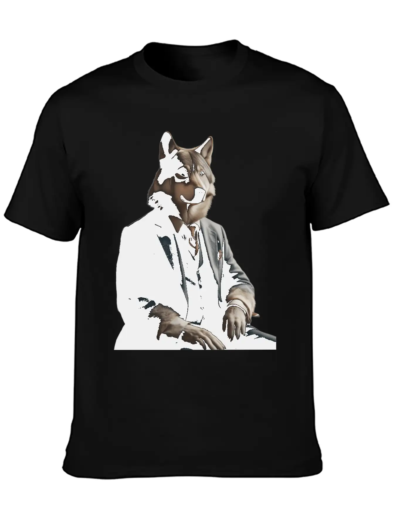 Business Wolf Ready For Success Stylish Everyday T-Shirt – Unisex Basic Cotton Tee