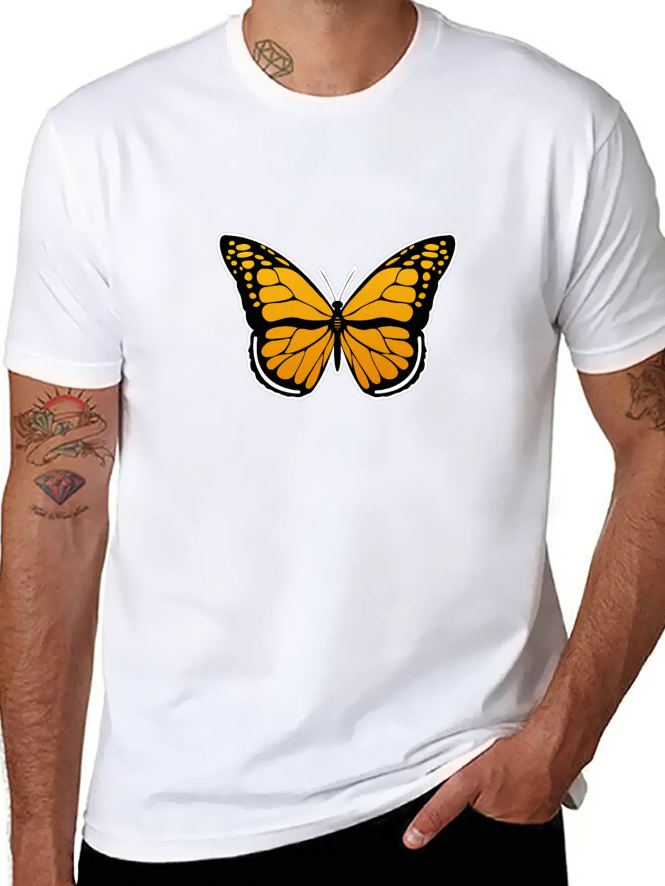 Butterfly Aesthetic Soft Grunge Butterfly Lover Stylish Everyday T-Shirt – Unisex Basic Cotton Tee