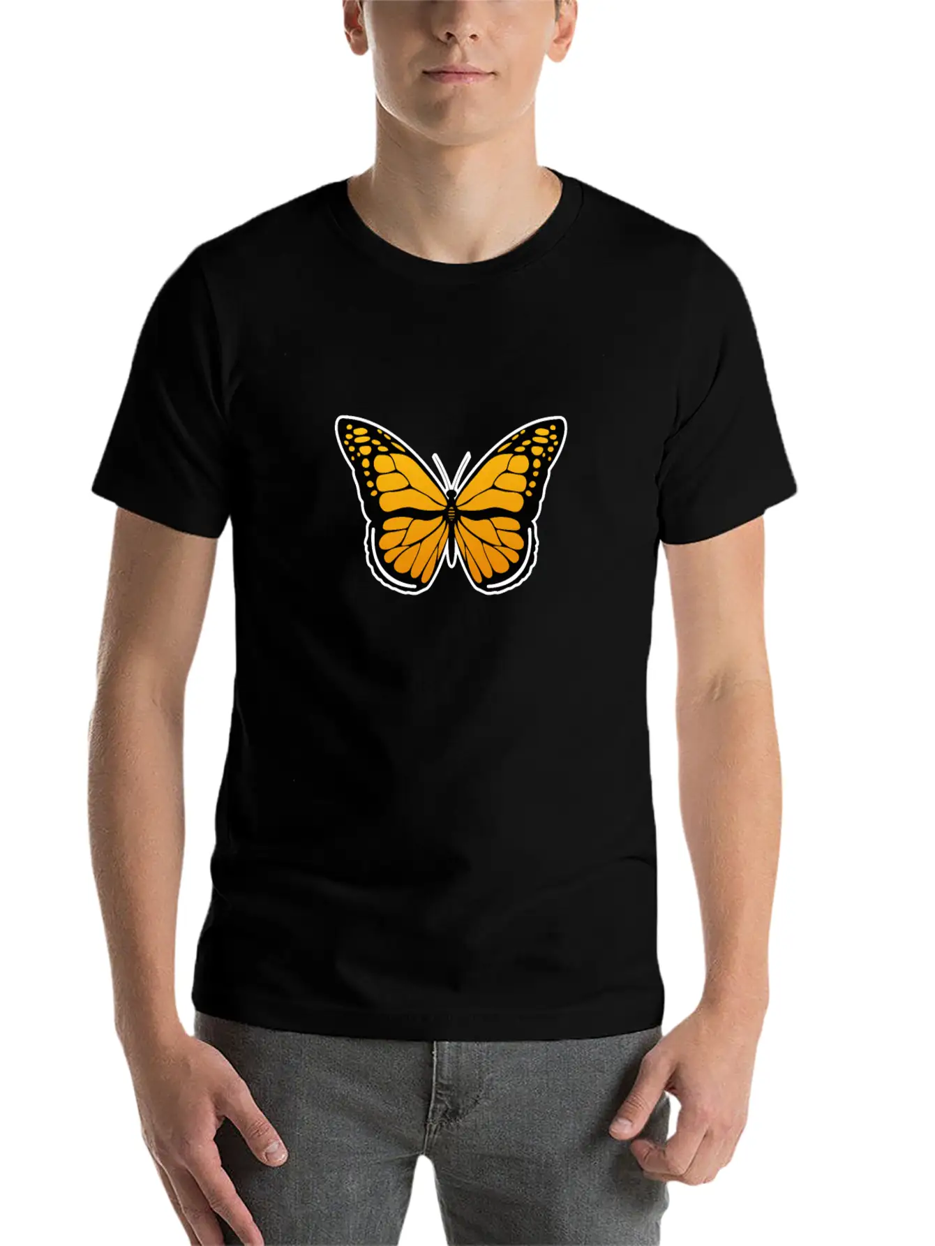 Butterfly Aesthetic Soft Grunge Butterfly Lover Stylish Everyday T-Shirt – Unisex Basic Cotton Tee