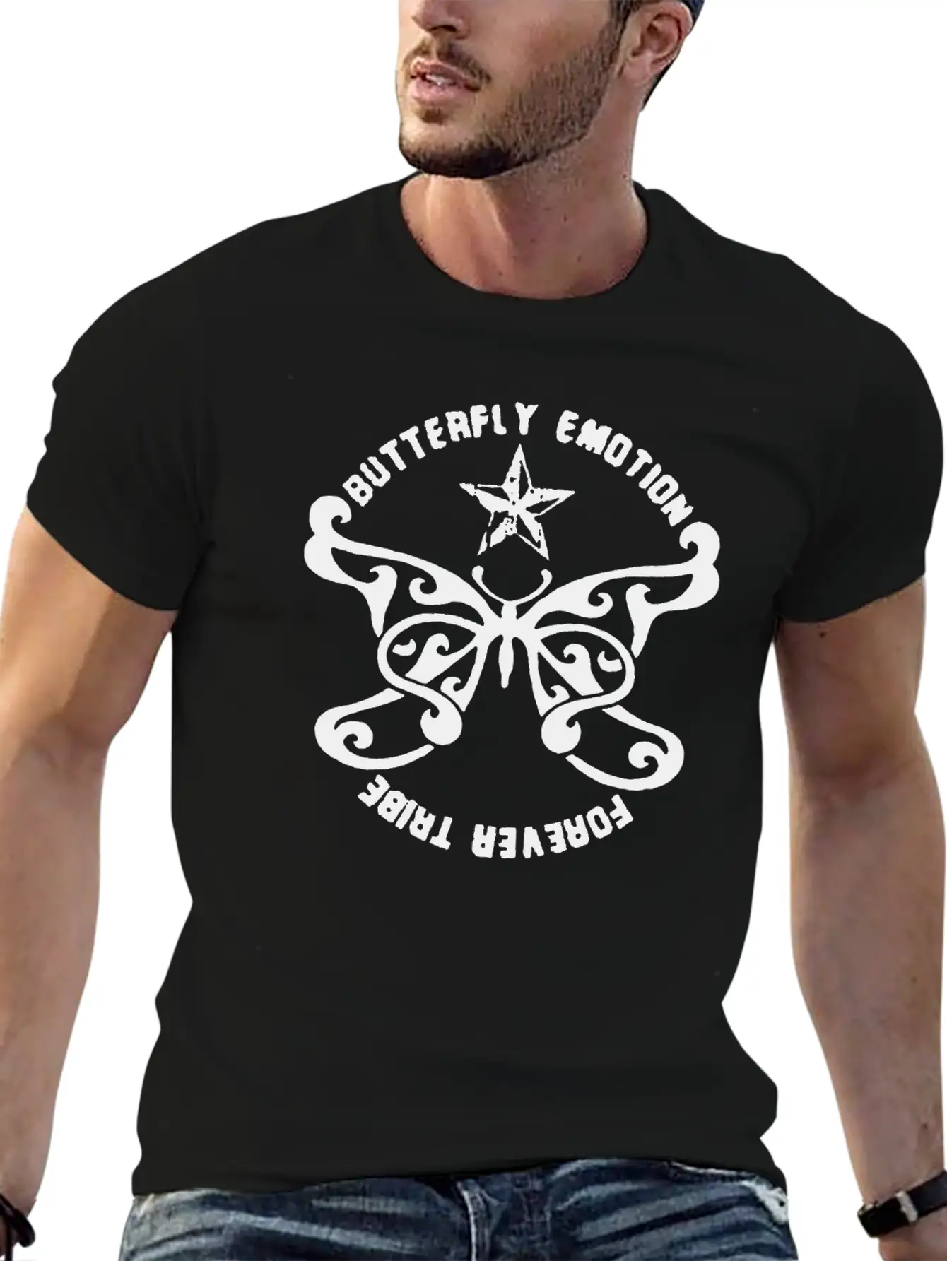 Butterfly Emotion Forever Tribe Comfortable Minimalist Graphic Tee – Summer Style Essential