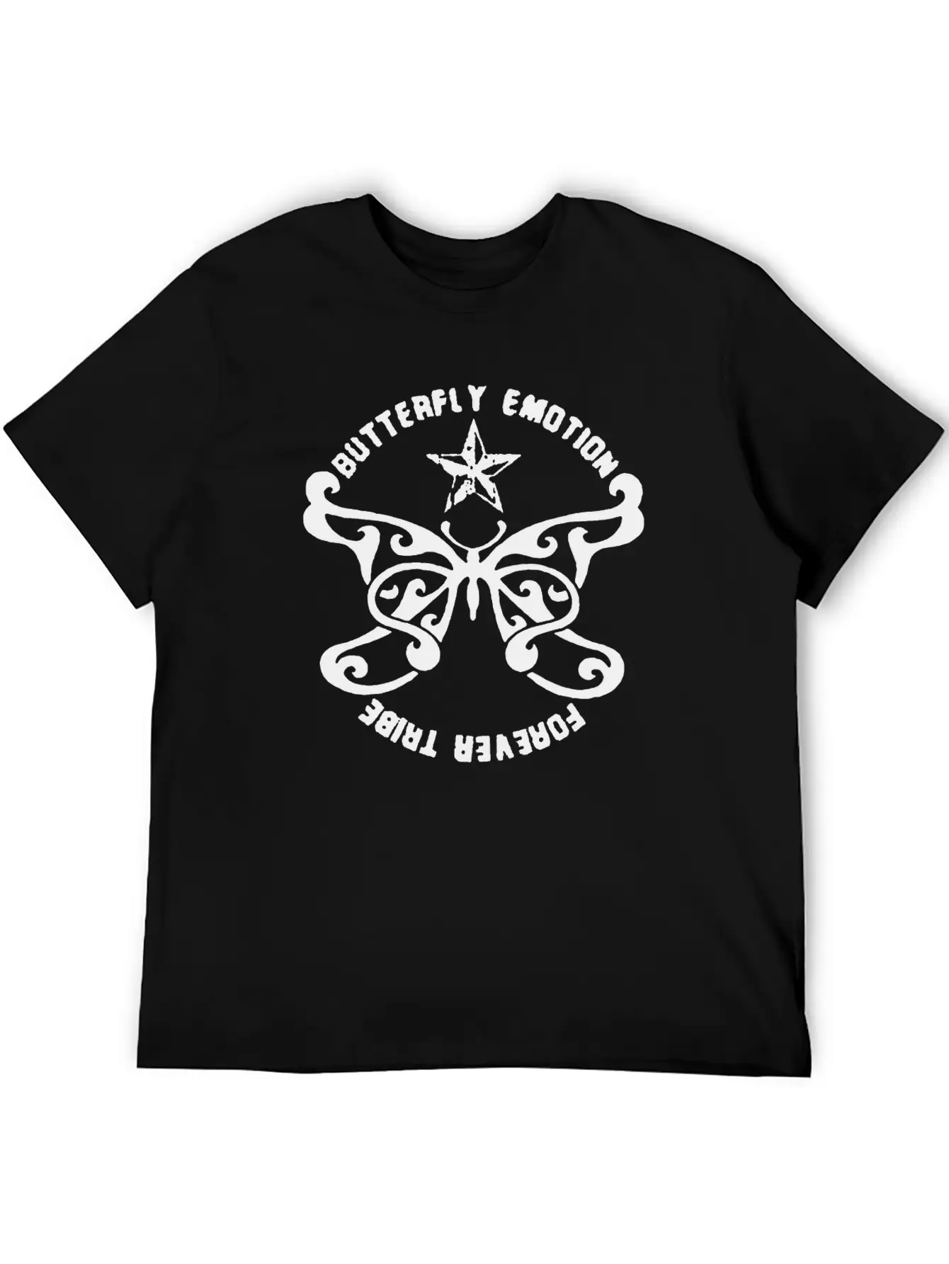 Butterfly Emotion Forever Tribe Comfortable Minimalist Graphic Tee – Summer Style Essential