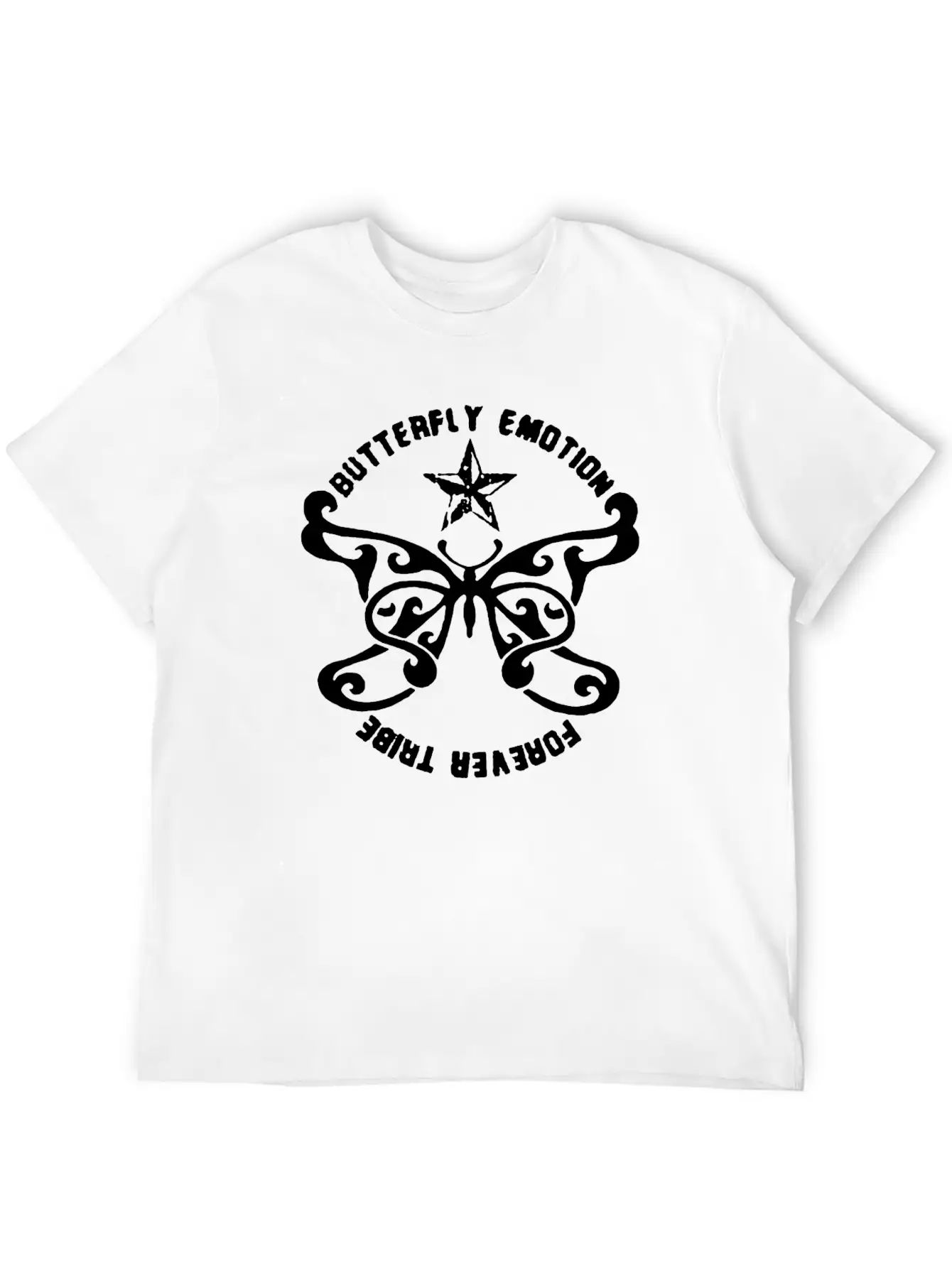 Butterfly Emotion Forever Tribe Comfortable Minimalist Graphic Tee – Summer Style Essential