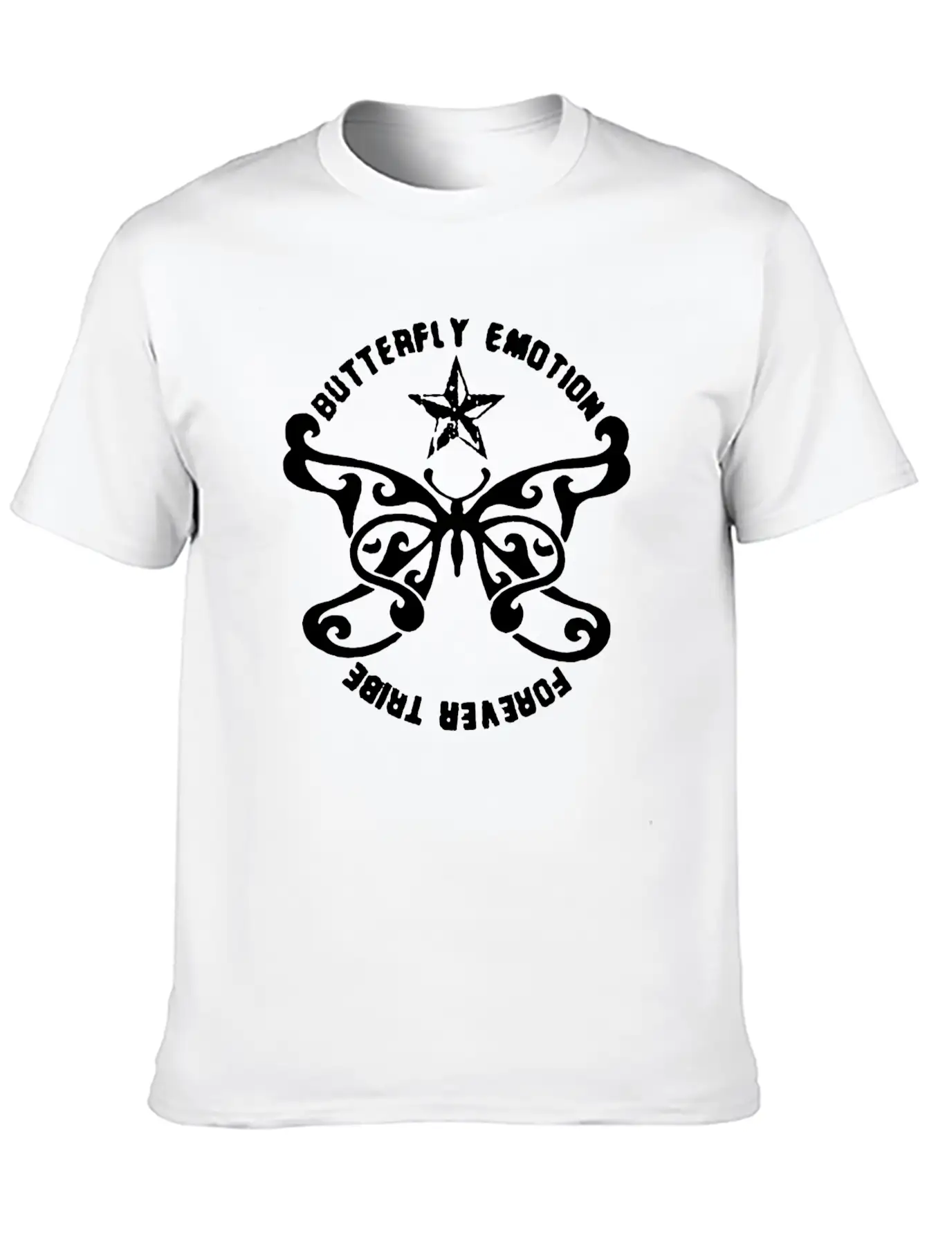 Butterfly Emotion Forever Tribe Comfortable Minimalist Graphic Tee – Summer Style Essential