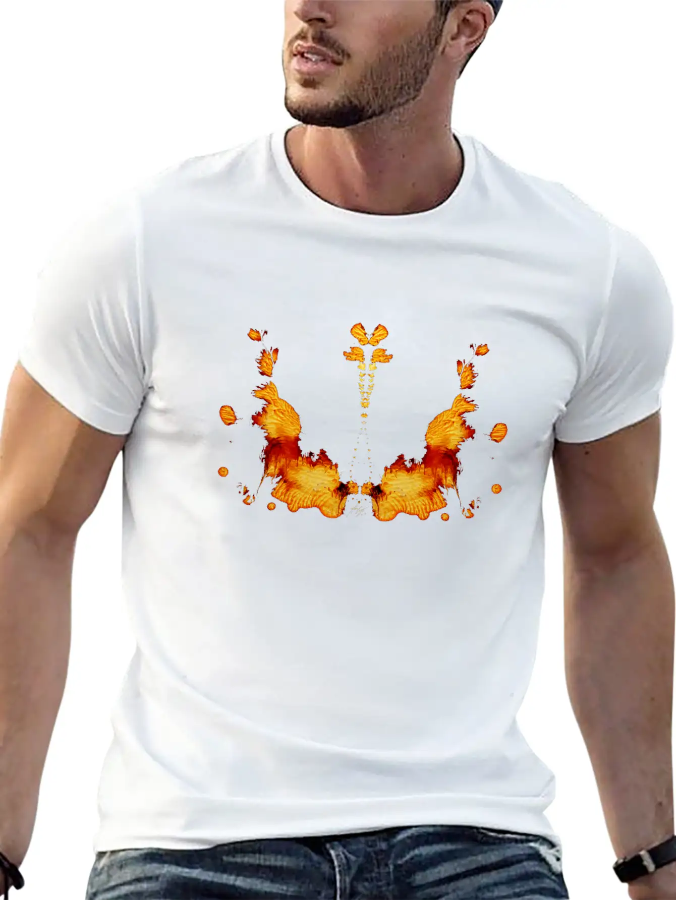 Butterfly Lava Wings Essential Unisex Summer Tee – Soft Cotton Casual Fit