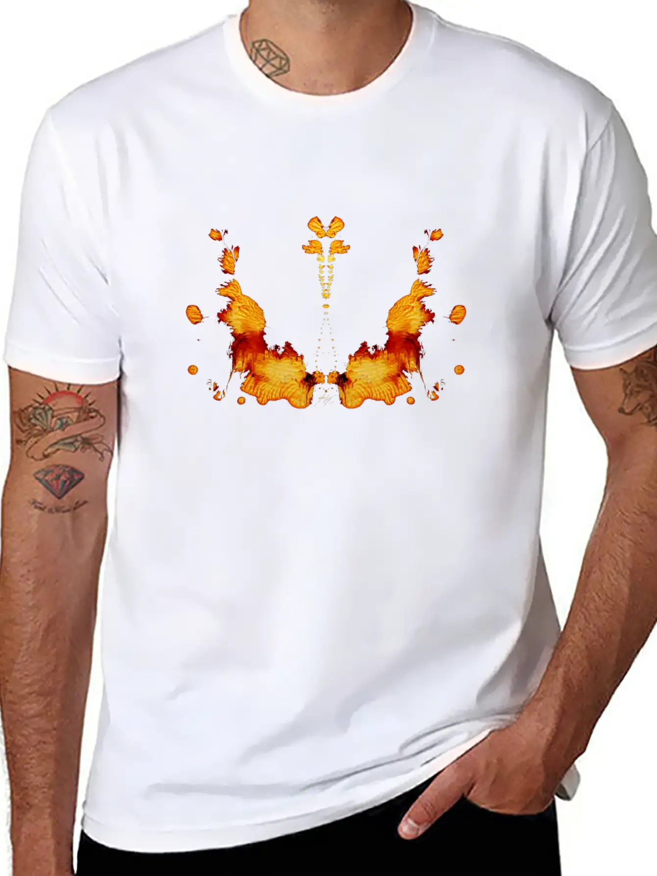Butterfly Lava Wings Essential Unisex Summer Tee – Soft Cotton Casual Fit
