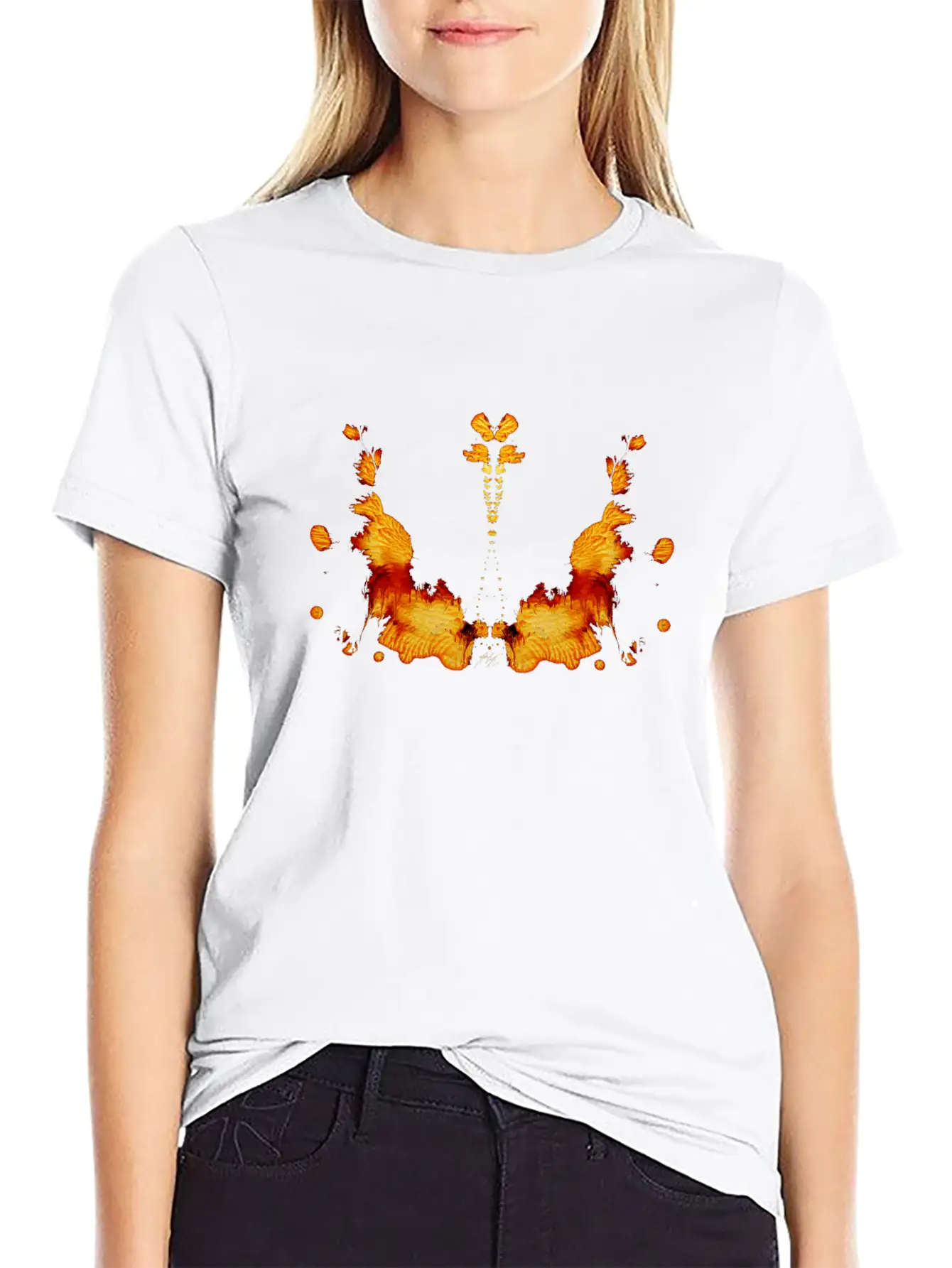 Butterfly Lava Wings Essential Unisex Summer Tee – Soft Cotton Casual Fit