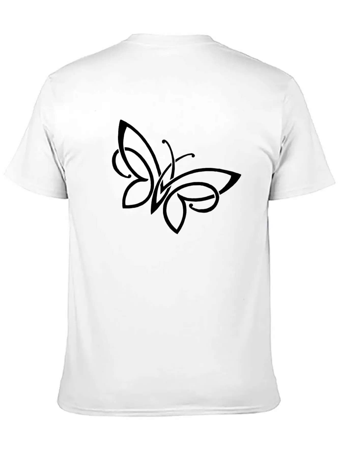Butterfly Motiv Shirt Unisex Short Sleeve Soft Cotton T-Shirt – Casual Everyday Wear