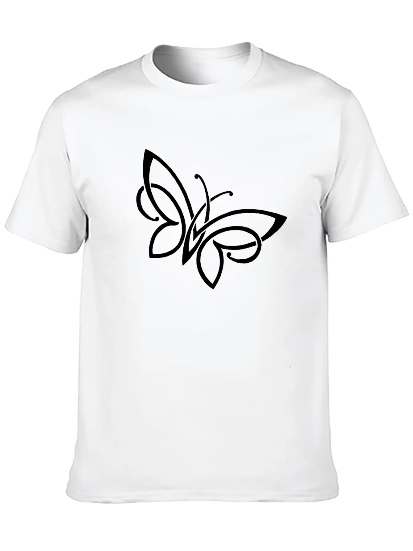 Butterfly Motiv Shirt Unisex Short Sleeve Soft Cotton T-Shirt – Casual Everyday Wear