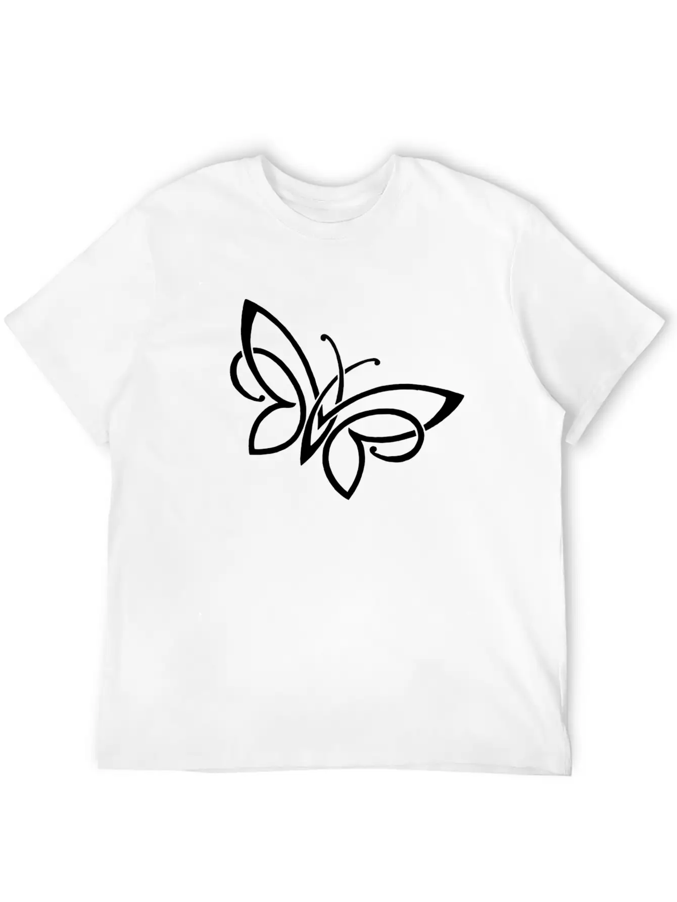 Butterfly Motiv Shirt Unisex Short Sleeve Soft Cotton T-Shirt – Casual Everyday Wear