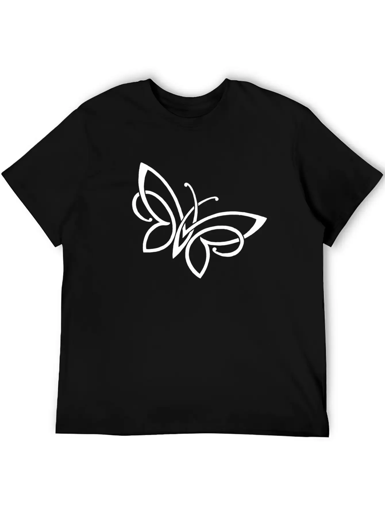 Butterfly Motiv Shirt Unisex Short Sleeve Soft Cotton T-Shirt – Casual Everyday Wear