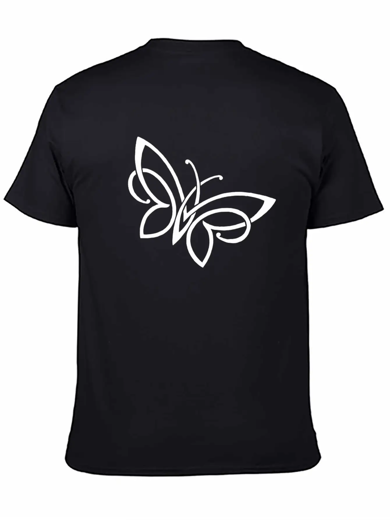 Butterfly Motiv Shirt Unisex Short Sleeve Soft Cotton T-Shirt – Casual Everyday Wear