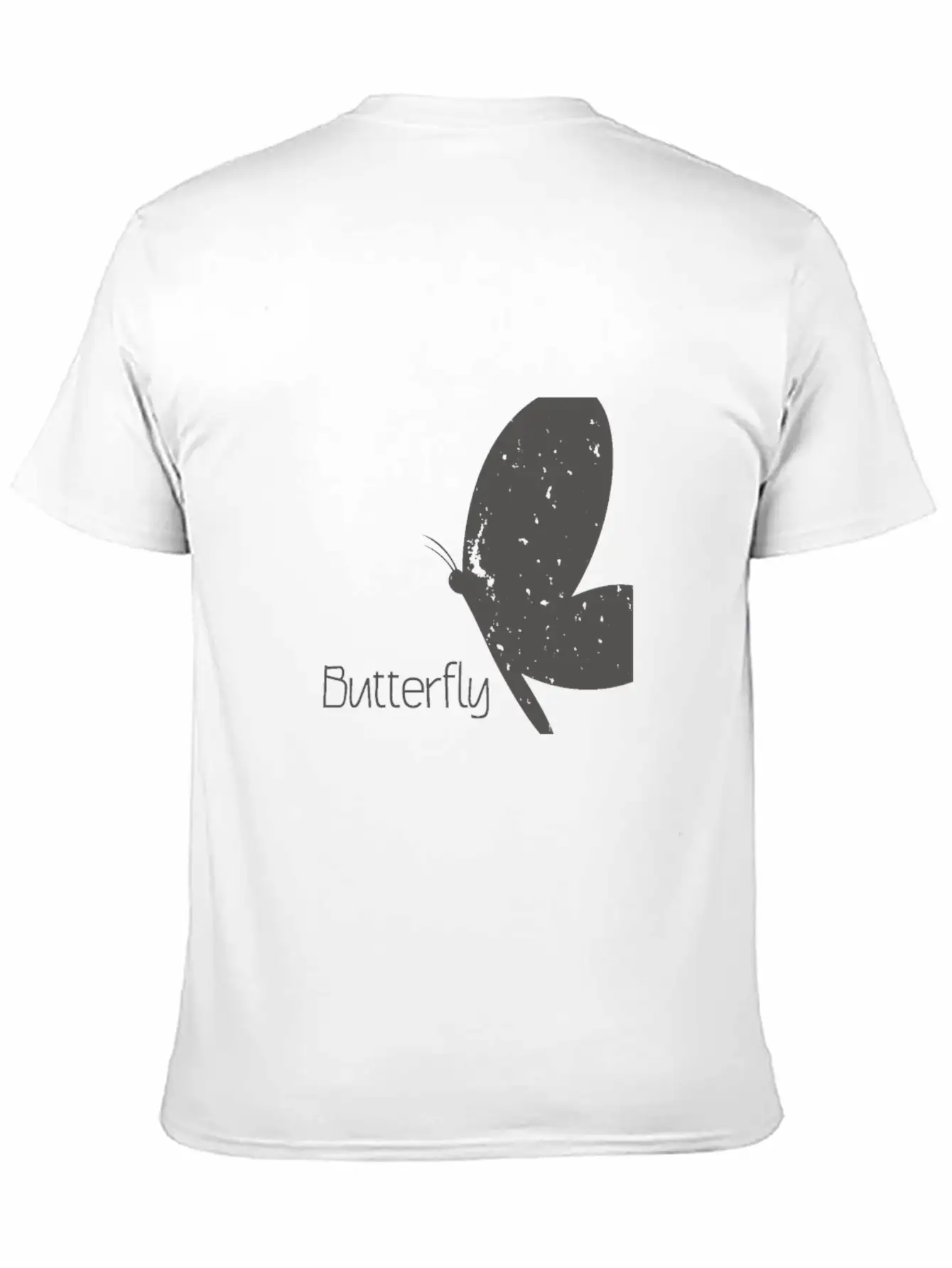 Butterfly With Lettering Butterfly Timeless Short Sleeve Tee – Comfy And Minimalist Design