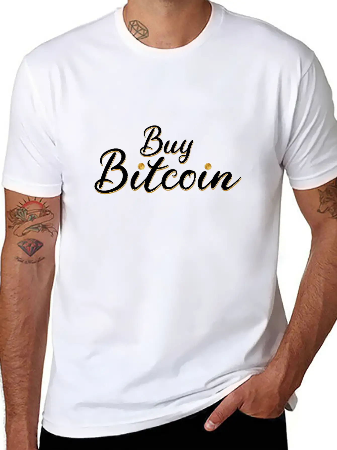 Buy Bitcoin! Buy Freedom! Comfortable Minimalist Graphic Tee – Summer Style Essential