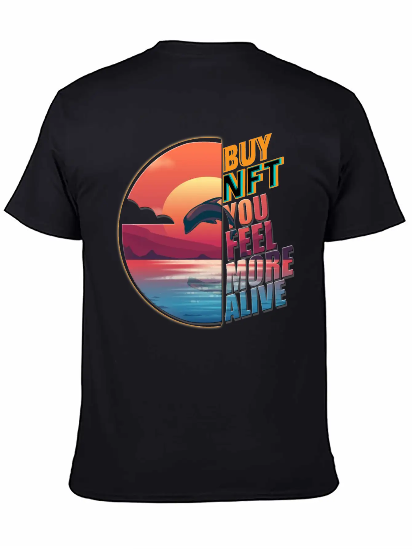 Buy NFT You Feel More Alive Comfortable Minimalist Graphic Tee – Summer Style Essential