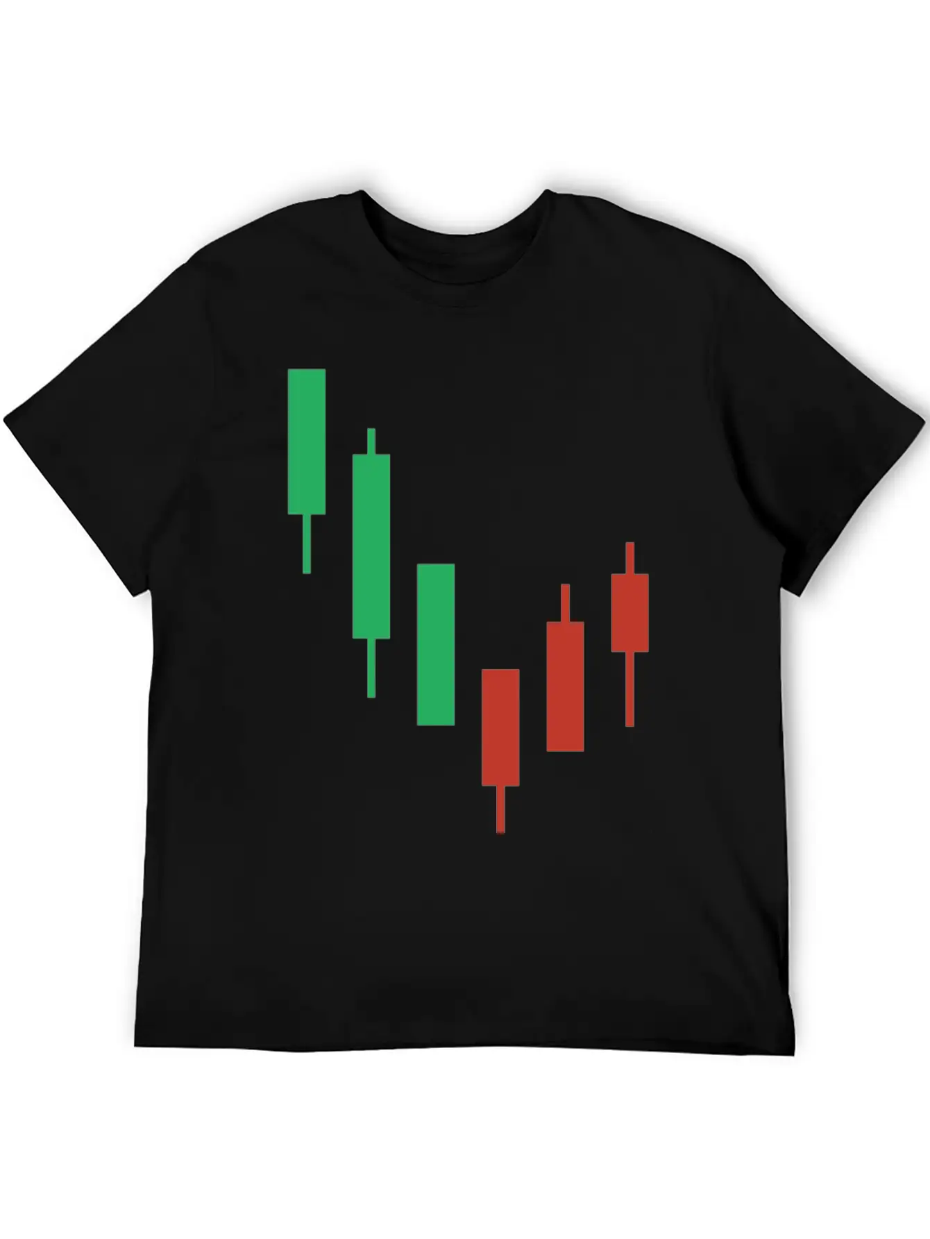 Buy The Dip Bitcoin Candlestick Chart Unisex Short Sleeve Soft Cotton T-Shirt – Casual Everyday Wear