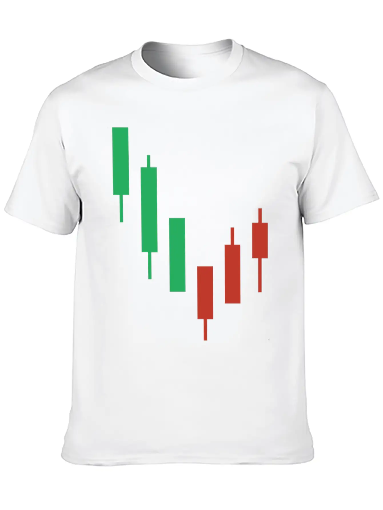 Buy The Dip Bitcoin Candlestick Chart Unisex Short Sleeve Soft Cotton T-Shirt – Casual Everyday Wear