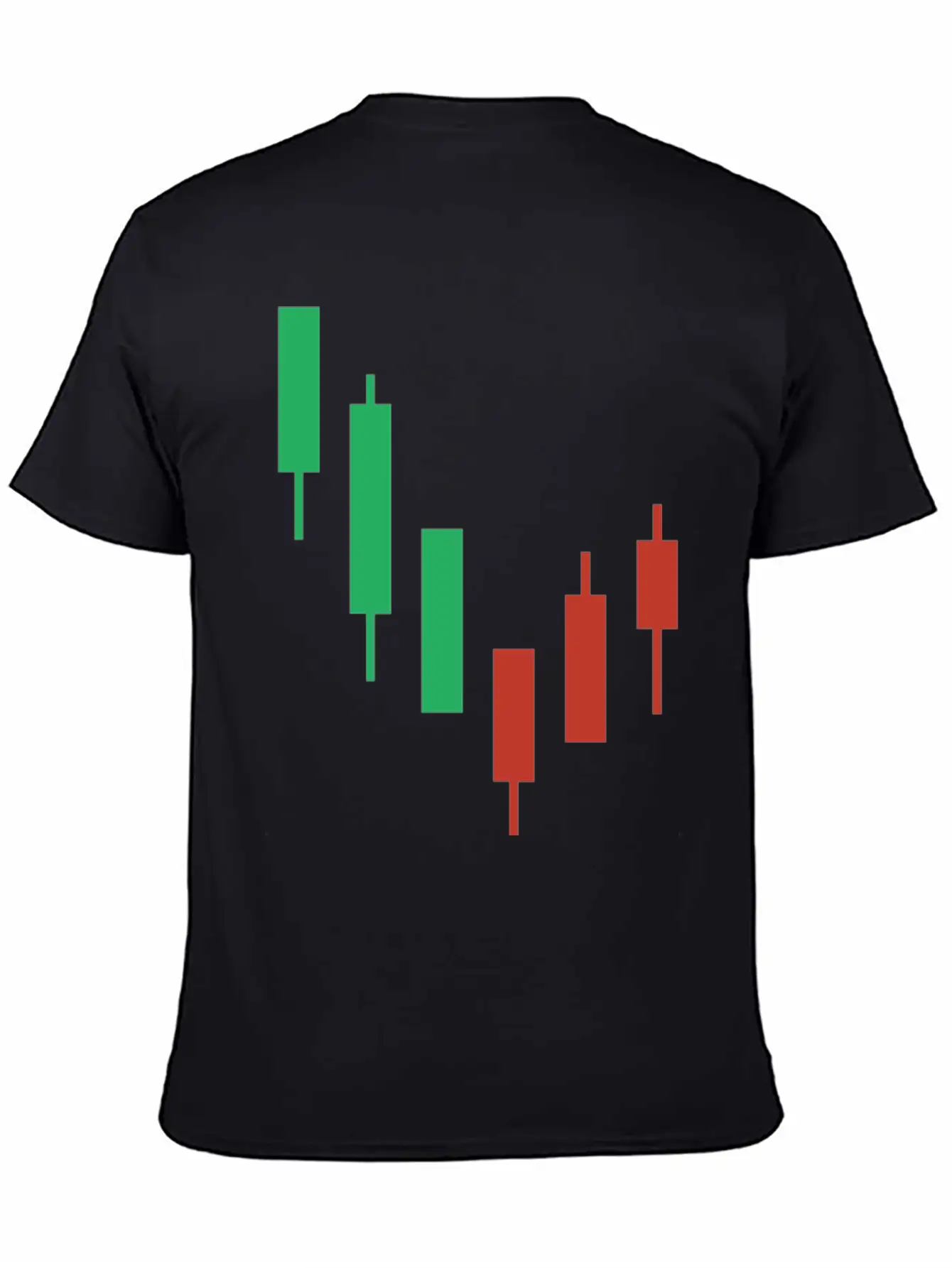 Buy The Dip Bitcoin Candlestick Chart Unisex Short Sleeve Soft Cotton T-Shirt – Casual Everyday Wear