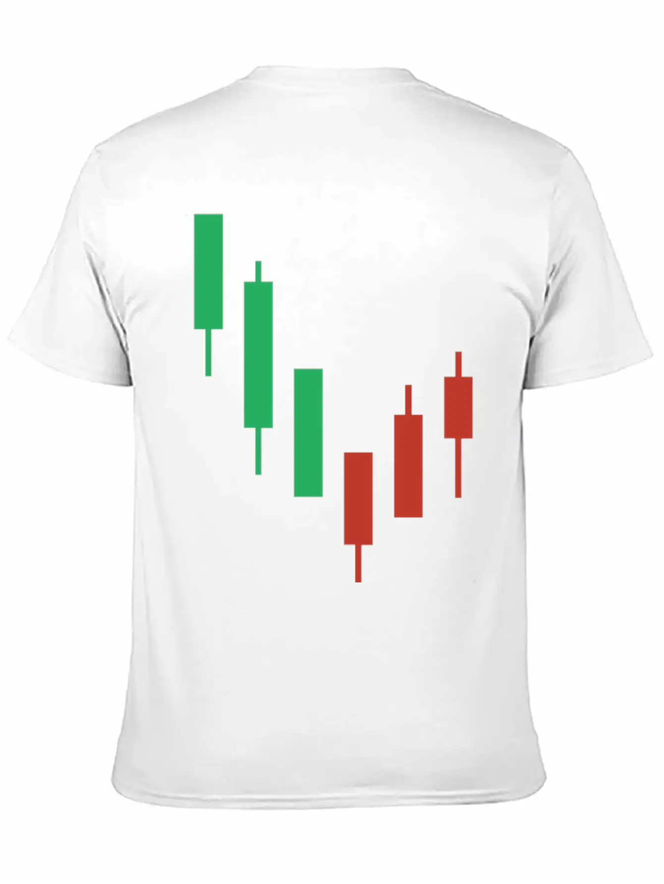 Buy The Dip Bitcoin Candlestick Chart Unisex Short Sleeve Soft Cotton T-Shirt – Casual Everyday Wear