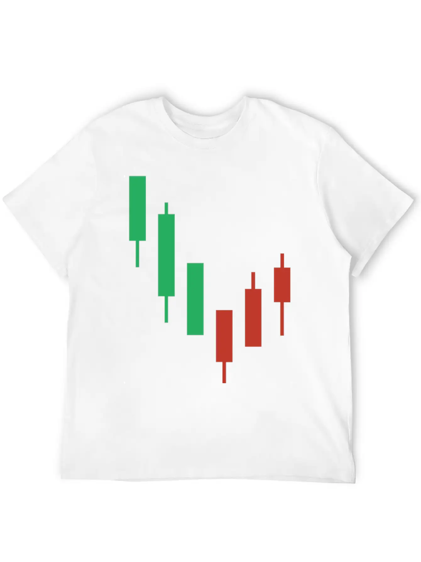 Buy The Dip Bitcoin Candlestick Chart Unisex Short Sleeve Soft Cotton T-Shirt – Casual Everyday Wear