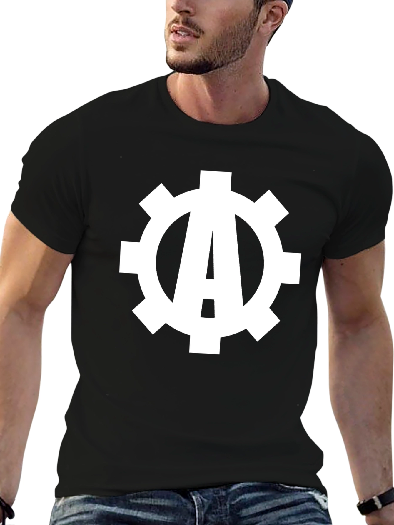 Gear A Graphic T-Shirt - Black