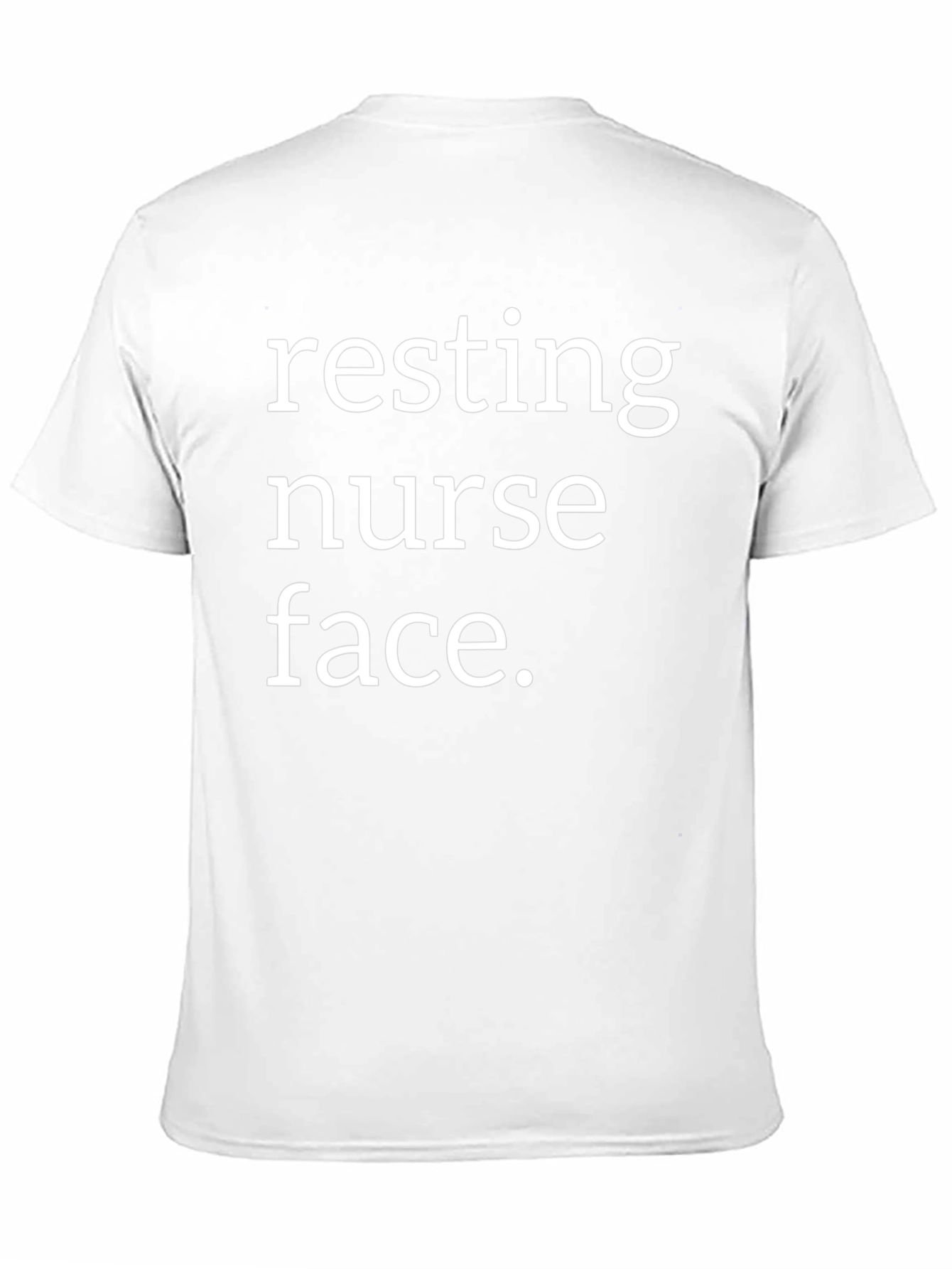 Resting Nurse Face Graphic Tee - Black T-Shirt