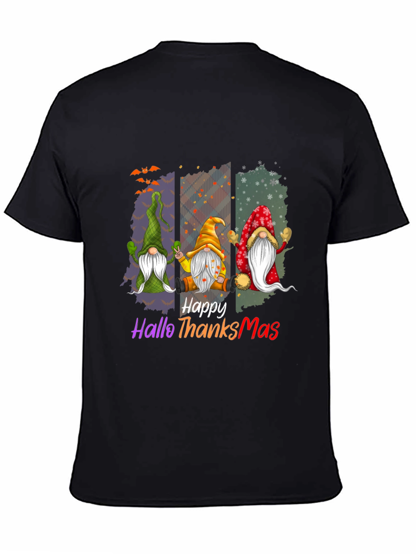 Happy HalloThanksMas Gnome T-Shirt