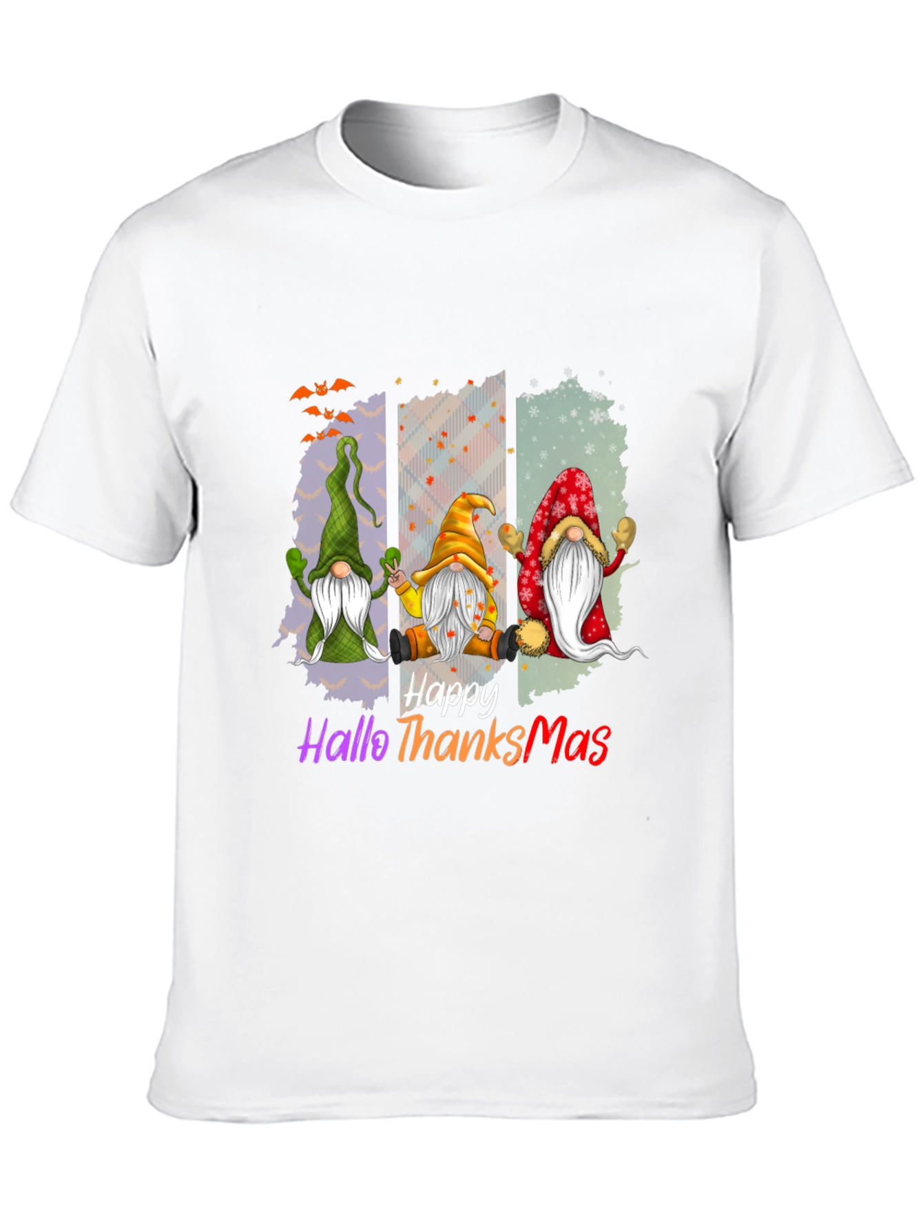 Happy HalloThanksMas Gnome T-Shirt