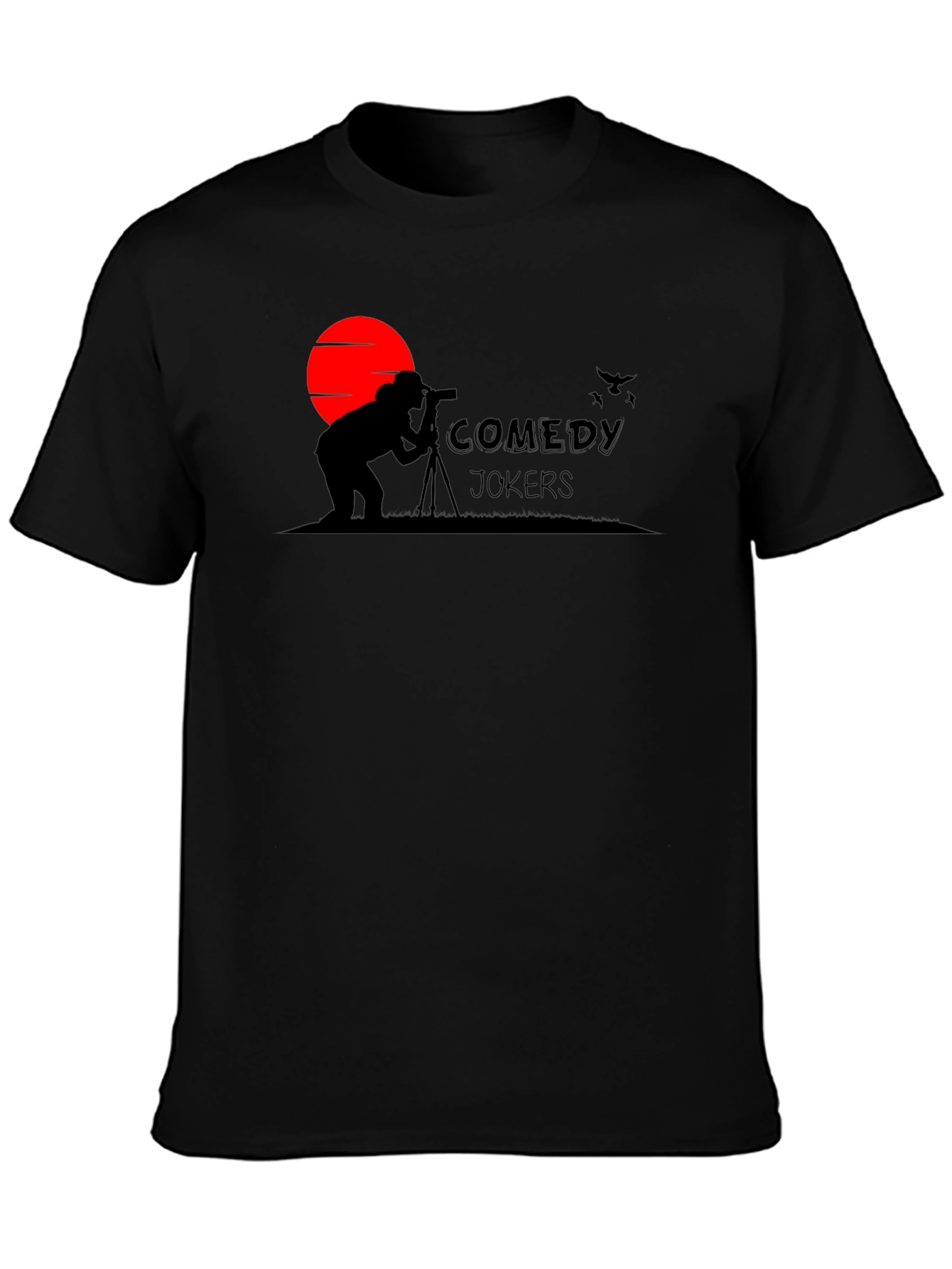 Comedy Jokers Graphic T-Shirt - Dark Humor Tee