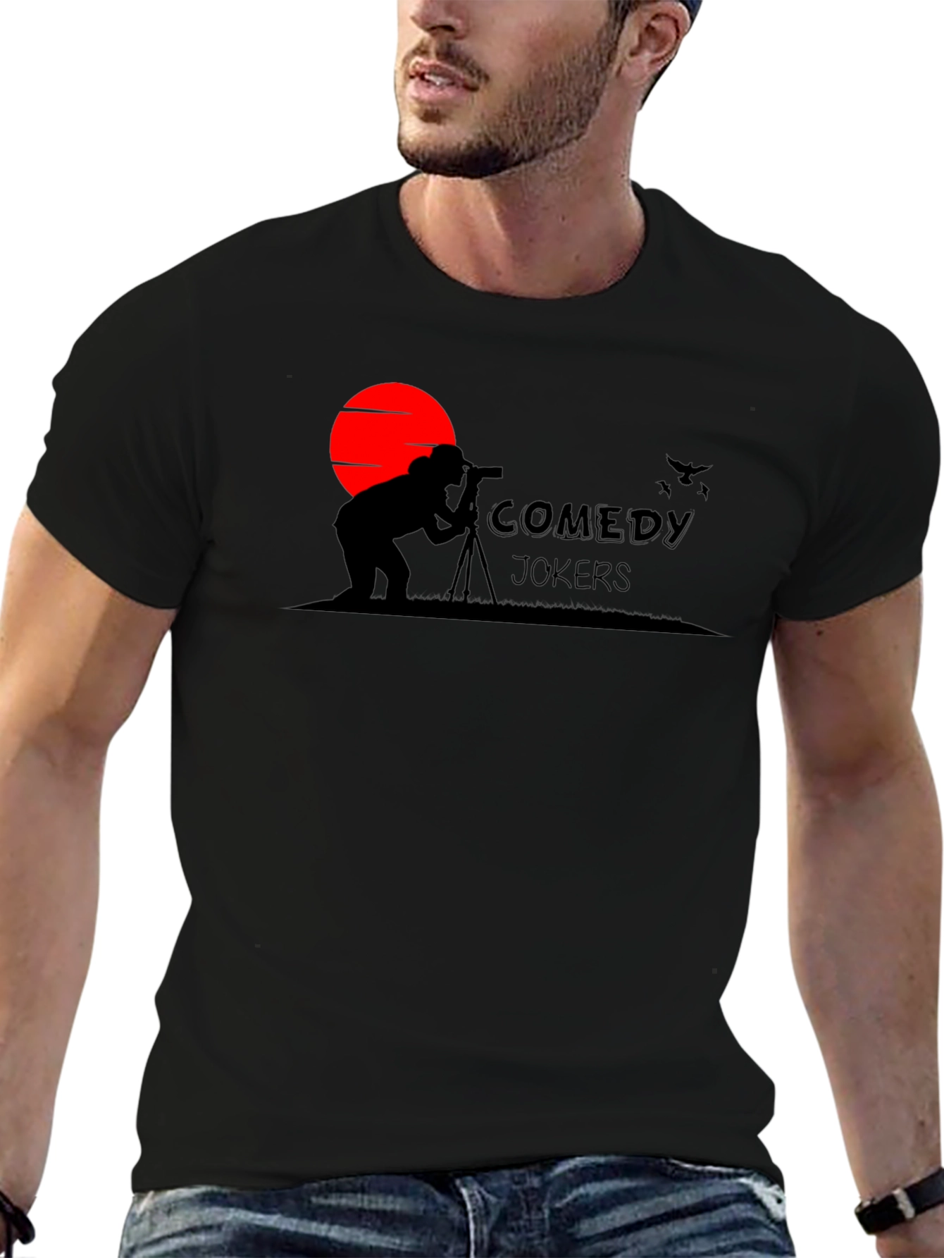 Comedy Jokers Graphic T-Shirt - Dark Humor Tee