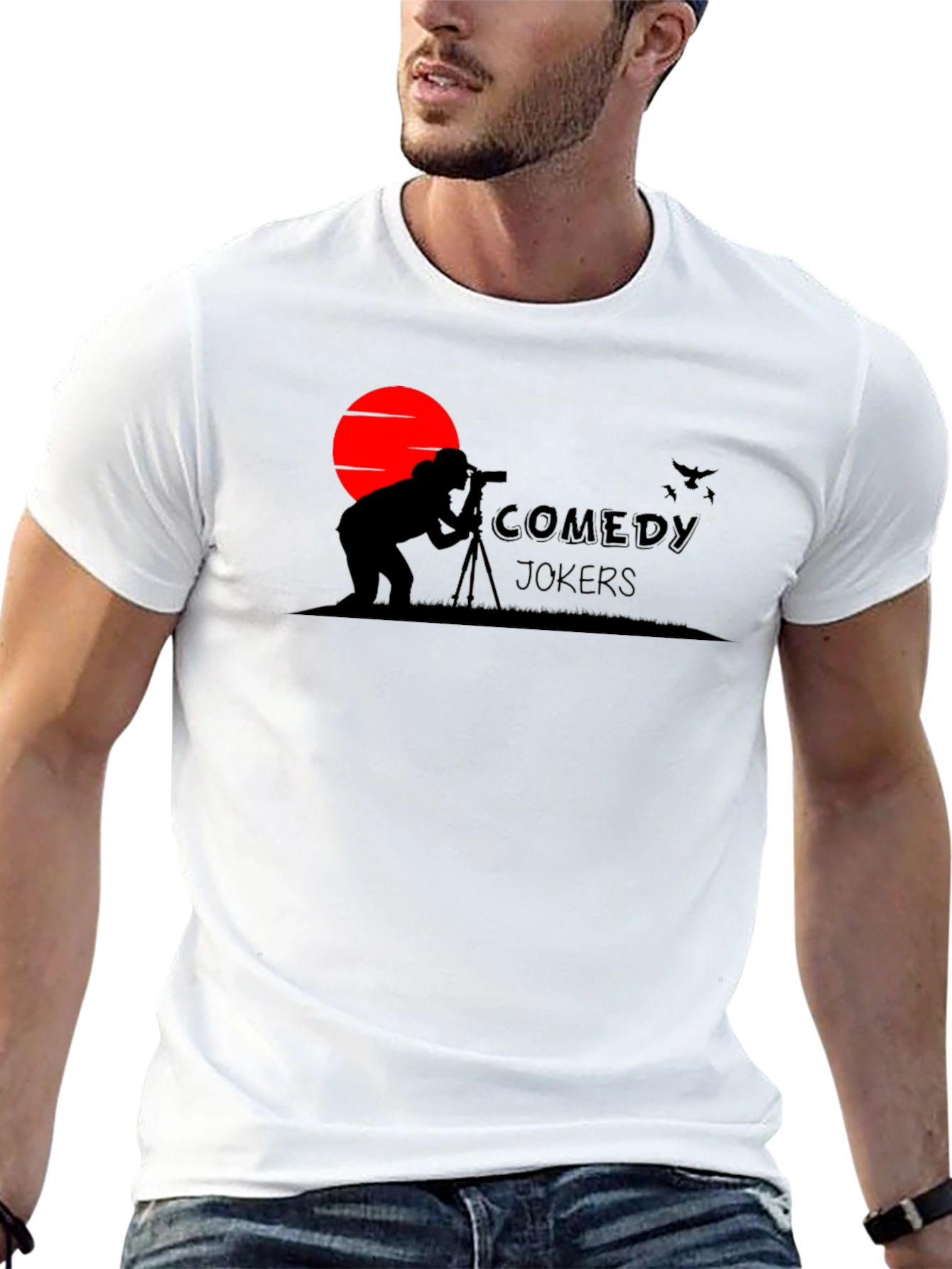Comedy Jokers Graphic T-Shirt - Dark Humor Tee