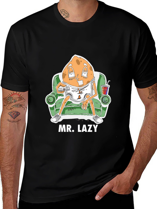 Mr. Lazy Graphic T-Shirt - Comfortable & Unique Design