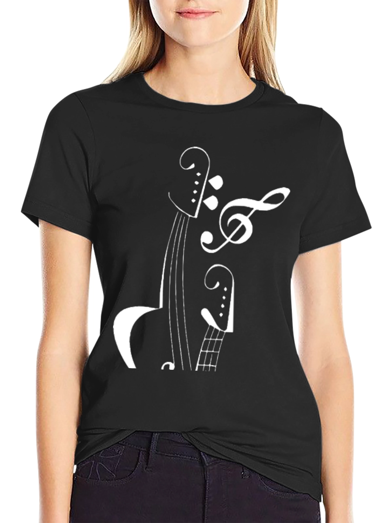 Musical Note Instrument Graphic Tee