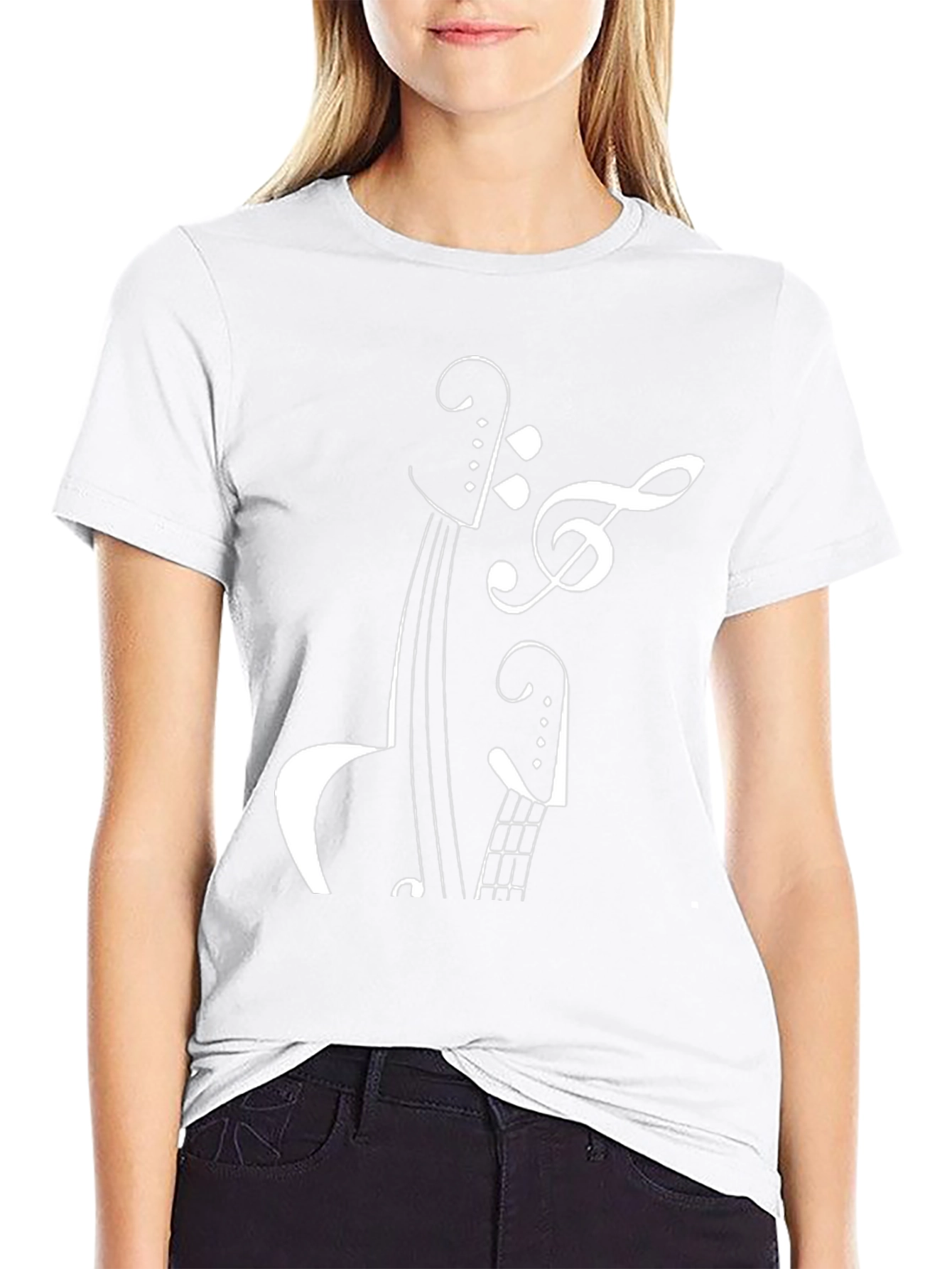 Musical Note Instrument Graphic Tee