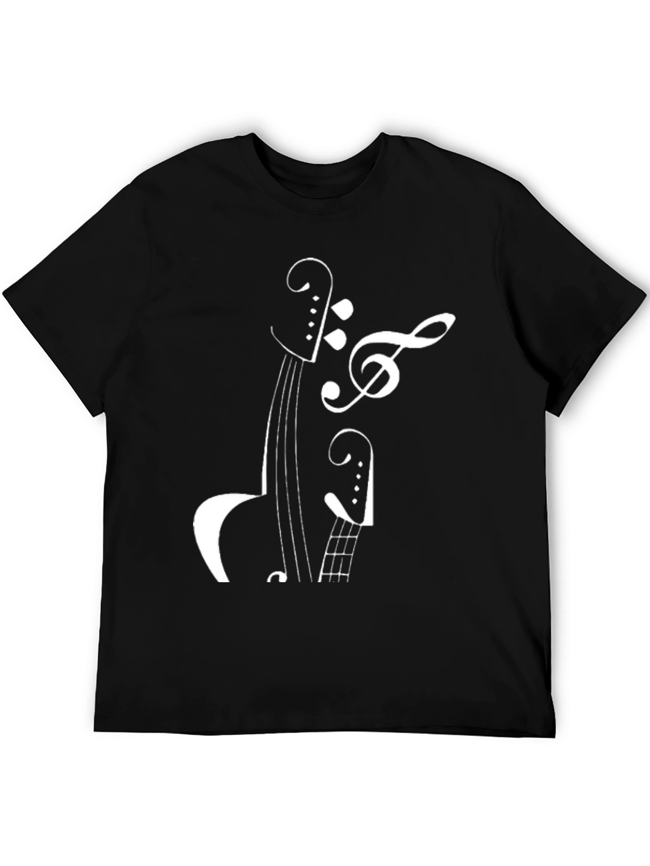 Musical Note Instrument Graphic Tee