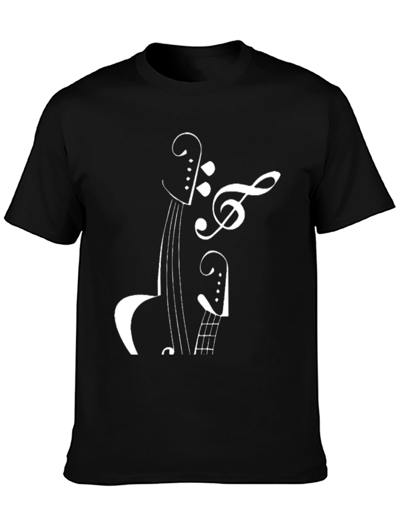 Musical Note Instrument Graphic Tee