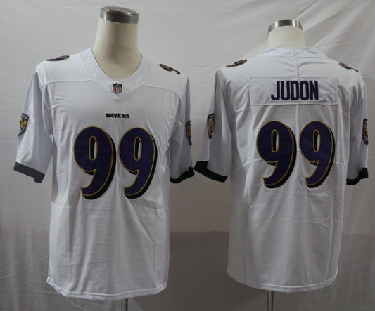 Men's Baltimore Ravens Matthew Judon #99 White Game Jerseys