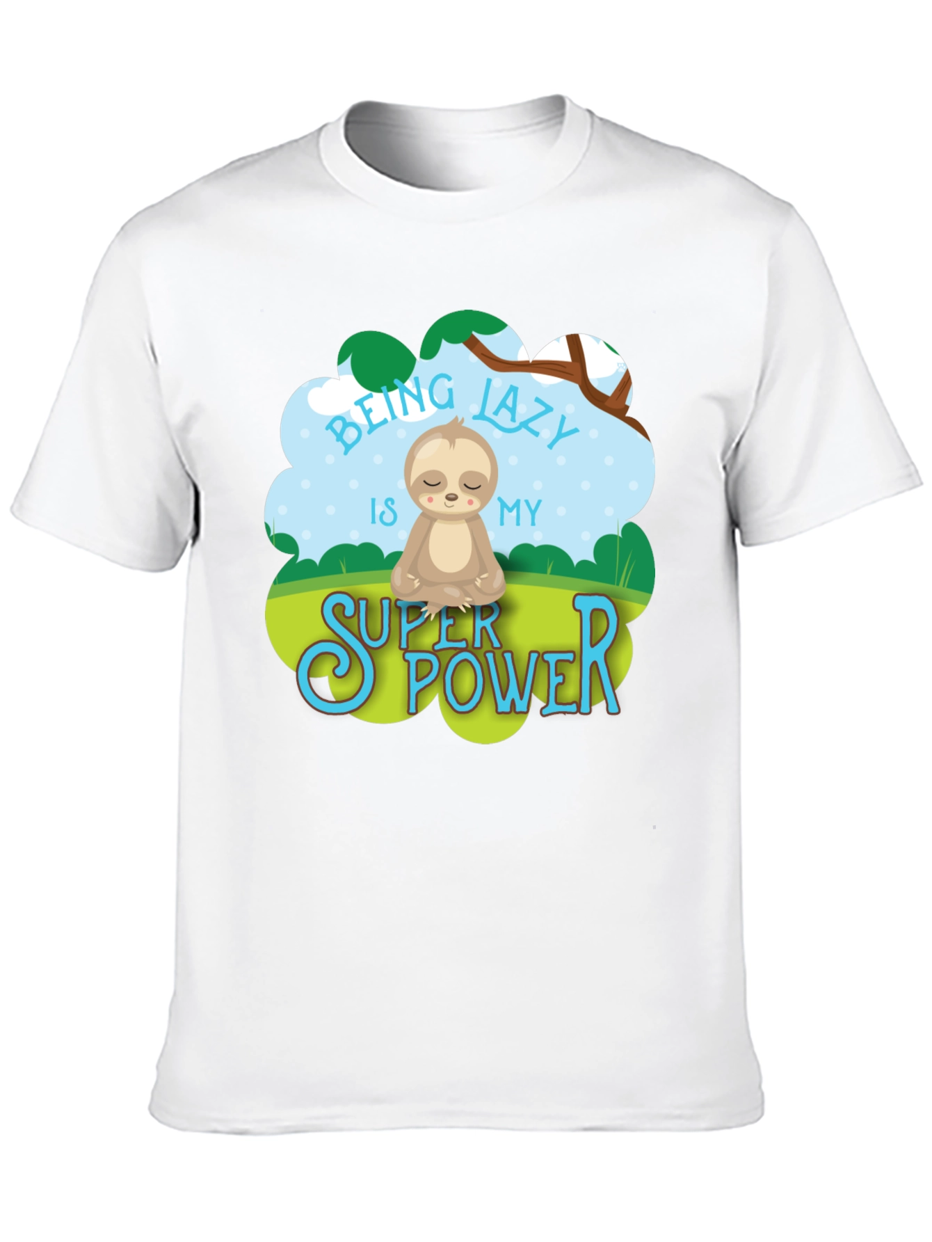 Lazy Sloth Super Power Tee