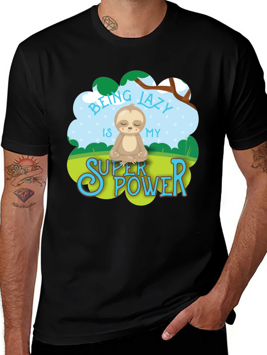 Lazy Sloth Super Power Tee
