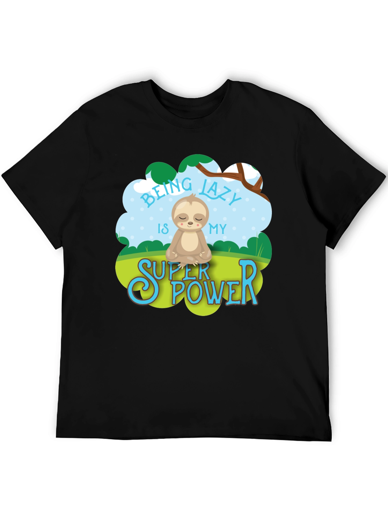 Lazy Sloth Super Power Tee