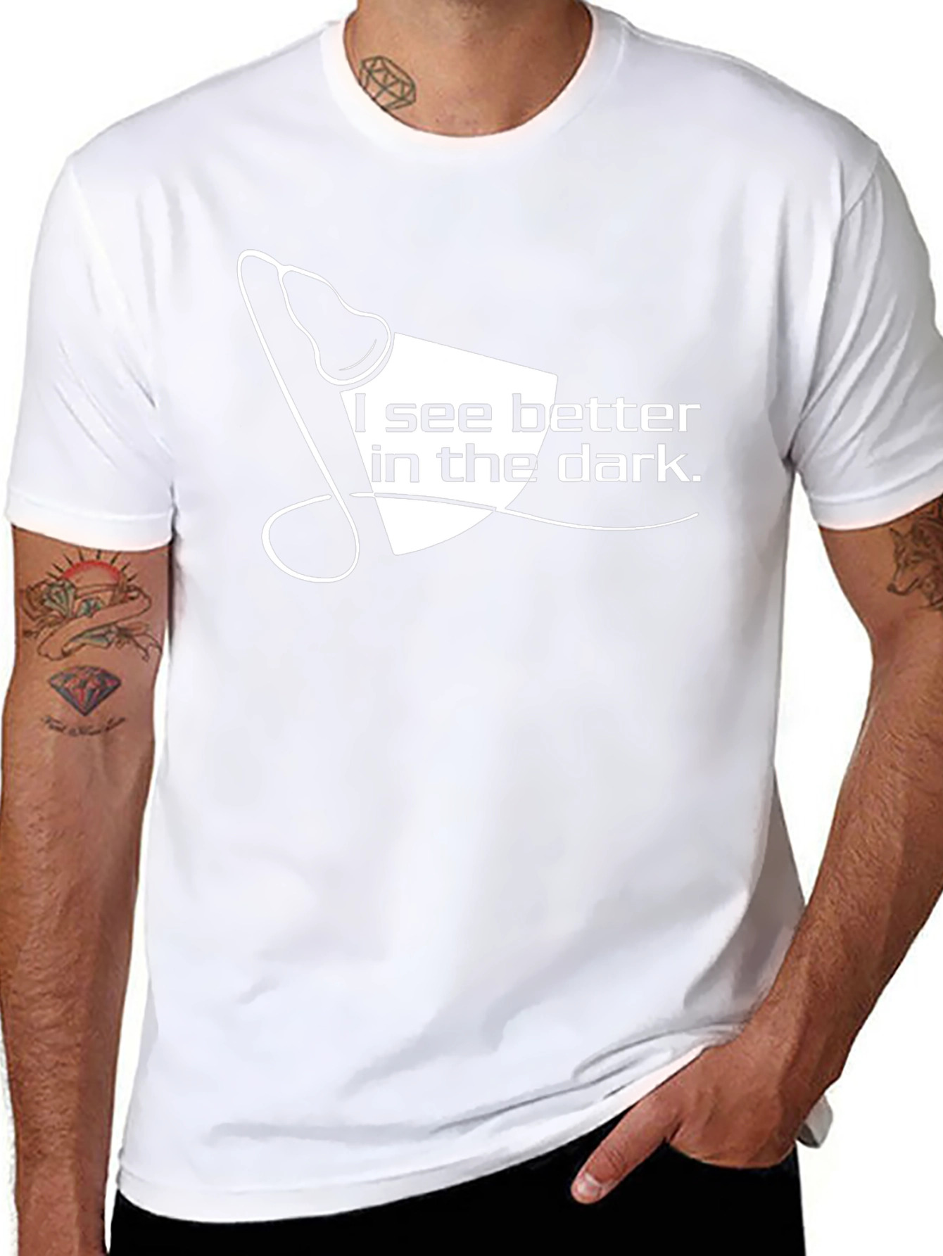 I See Better in the Dark T-Shirt - Black
