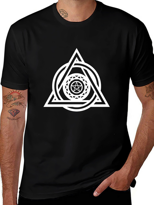Occult Symbol Graphic Tee - Black
