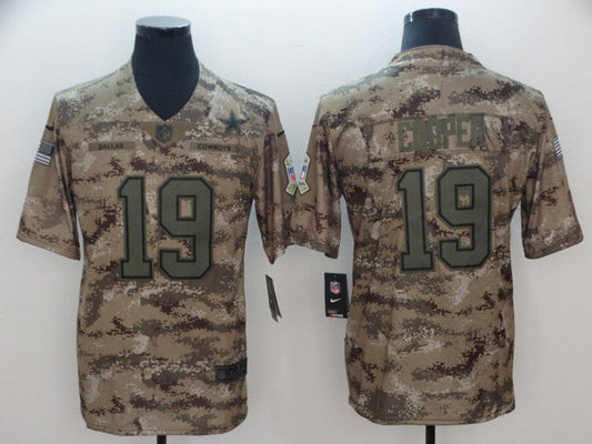 Men's Dallas Cowboys Amari Cooper #19 Camouflage Game Jerseys