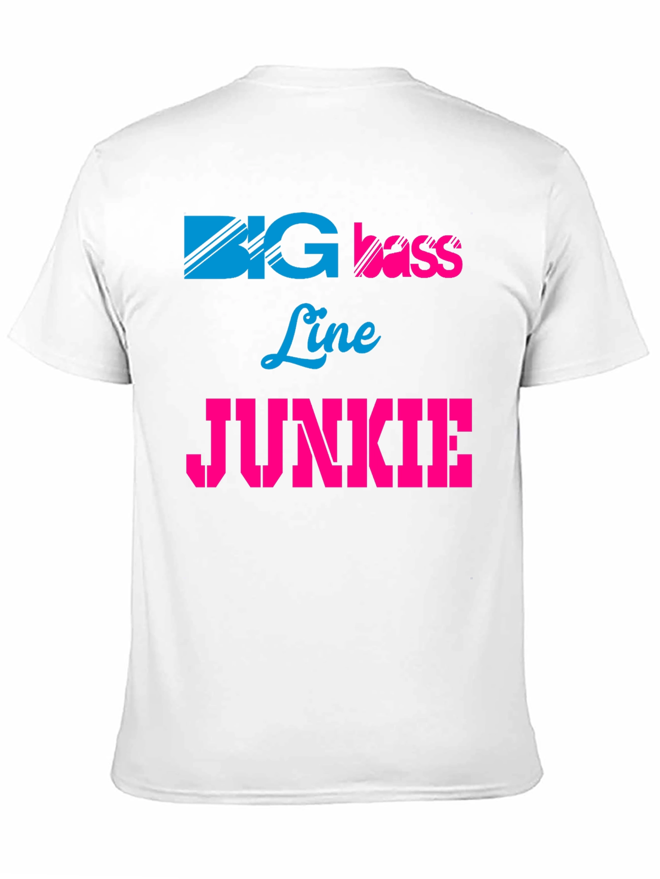 Big Bass Line Junkie Graphic Tee - Black