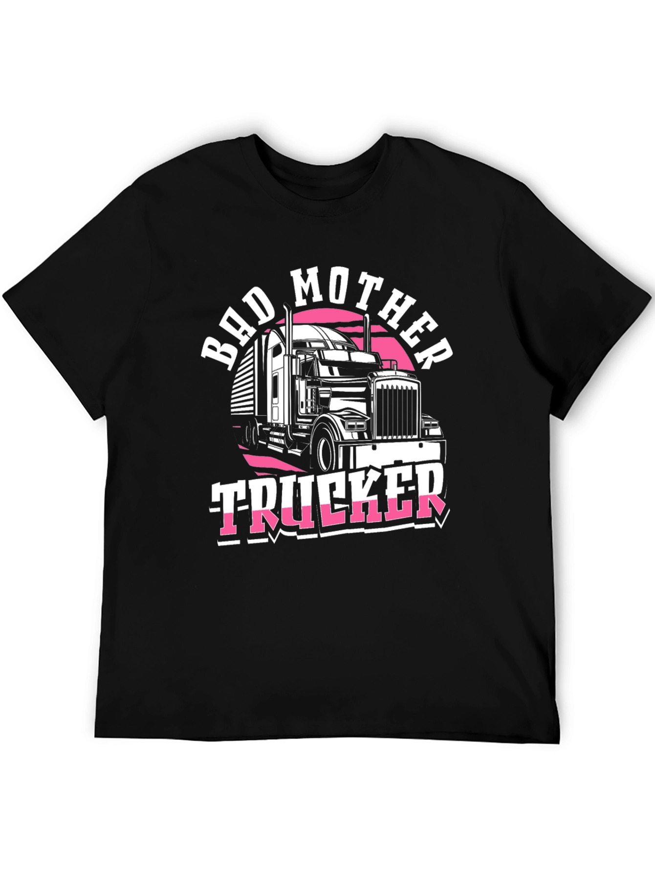 Bad Mother Trucker T-Shirt - Novelty Graphic Tee