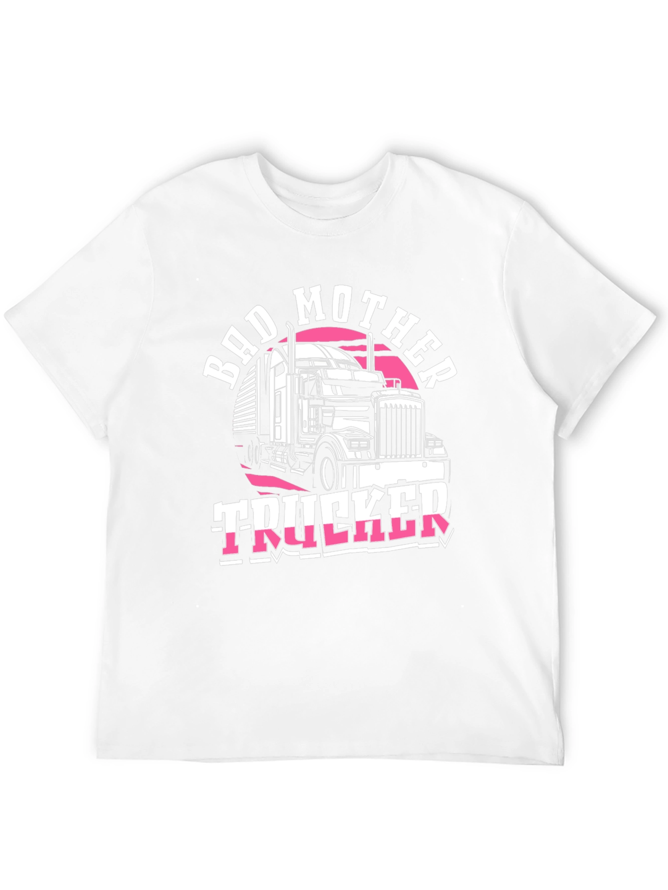 Bad Mother Trucker T-Shirt - Novelty Graphic Tee