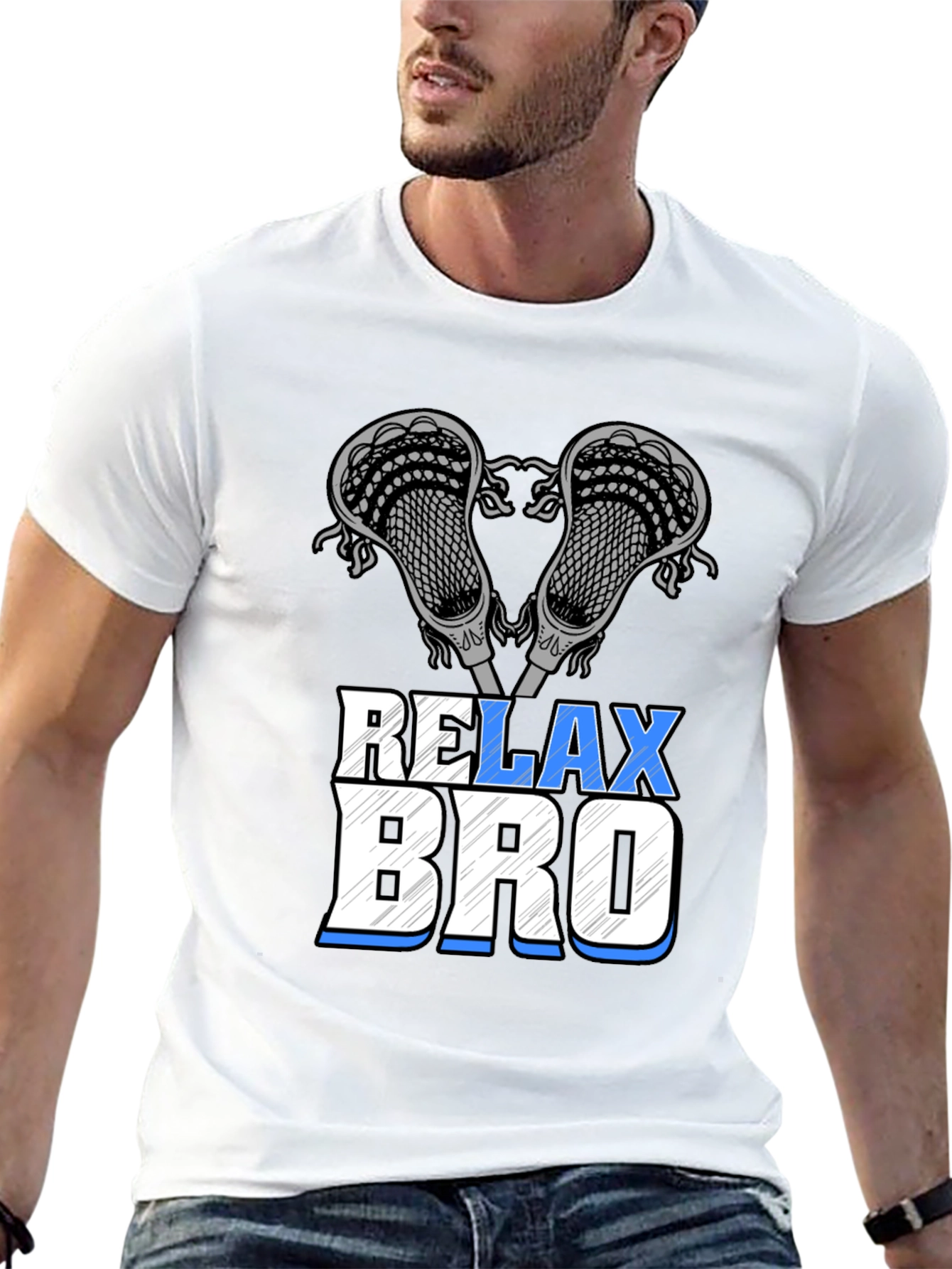 Relax Bro Lacrosse T-Shirt
