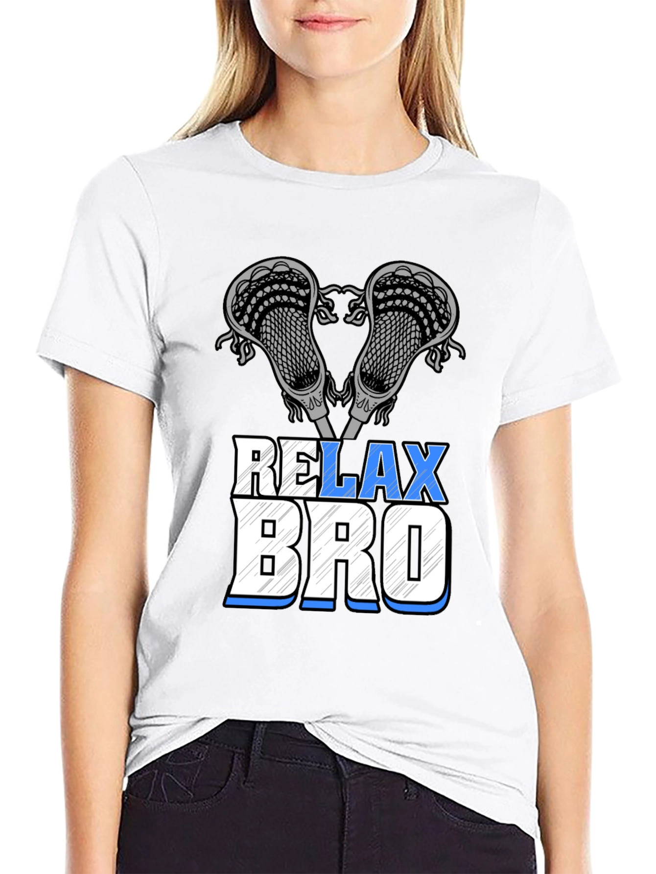 Relax Bro Lacrosse T-Shirt